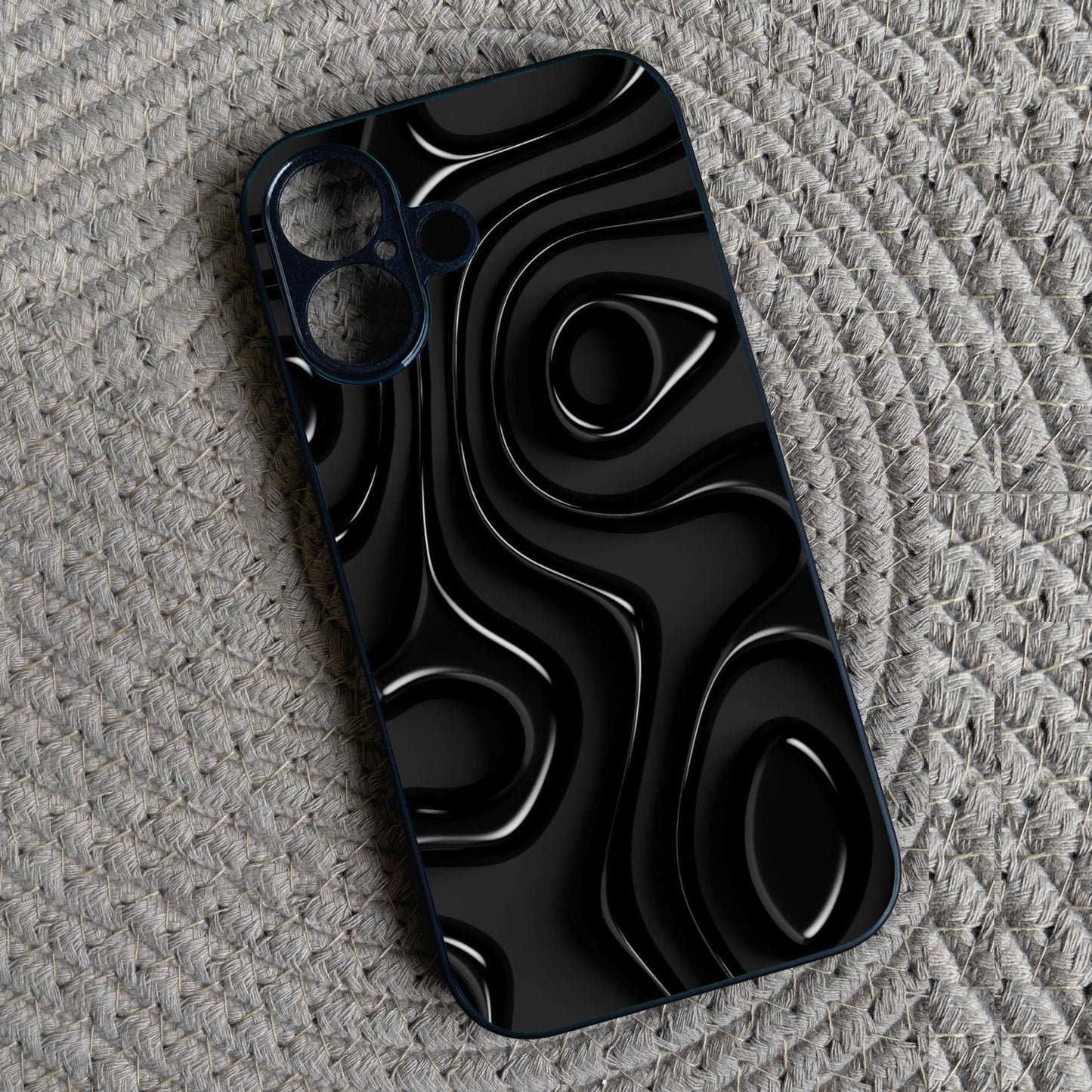 Dark Drip Metal Back Case for Apple Iphone 16