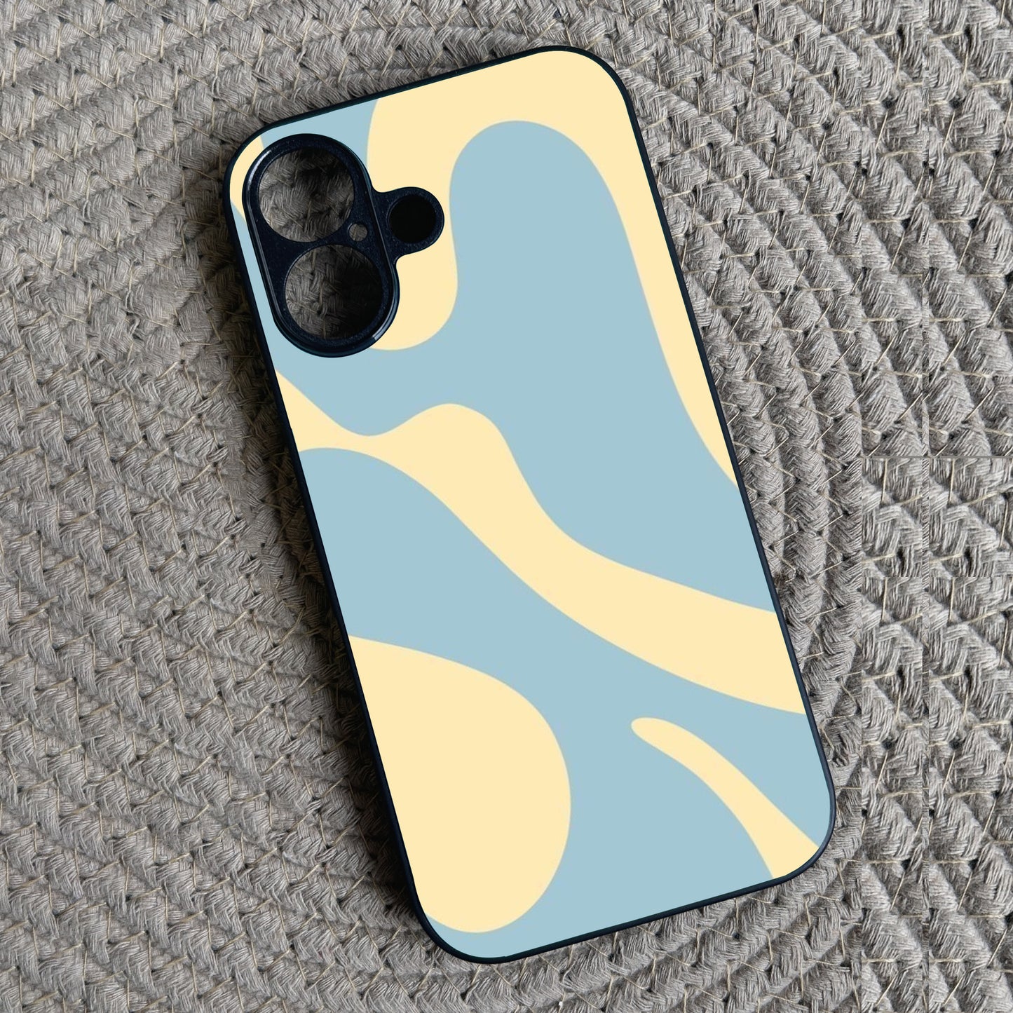 Sunny Swirl Metal Back Case for Apple Iphone 16