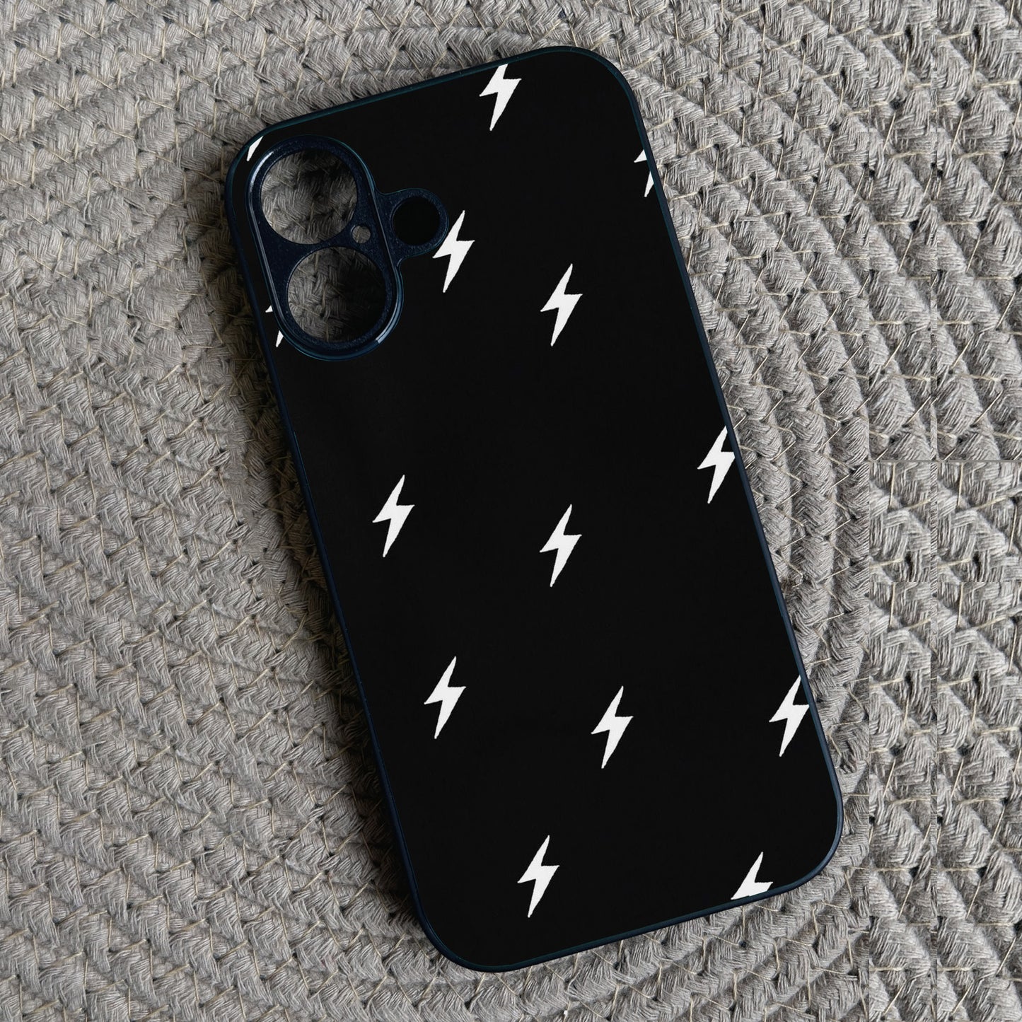 Bolt Babe Metal Back Case for Apple Iphone 16