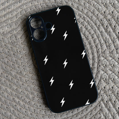 Bolt Babe Metal Back Case for Apple Iphone 16