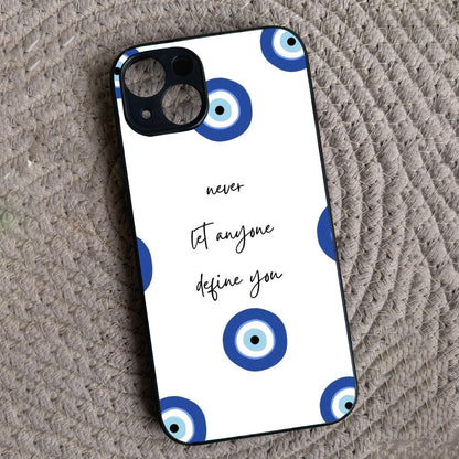 Eye Guard Metal Back Case for Apple Iphone 13