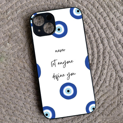 Eye Guard Metal Back Case for Apple Iphone 14