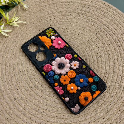 Floral Bliss Metal Back Case for Oneplus Nord CE 3 Lite (5G)