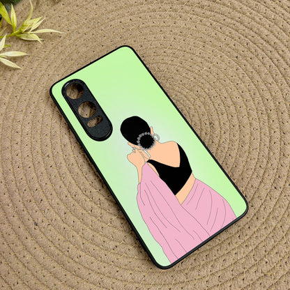 Saree Chic Metal Back Case for Oneplus Nord CE 4 Lite (5G)