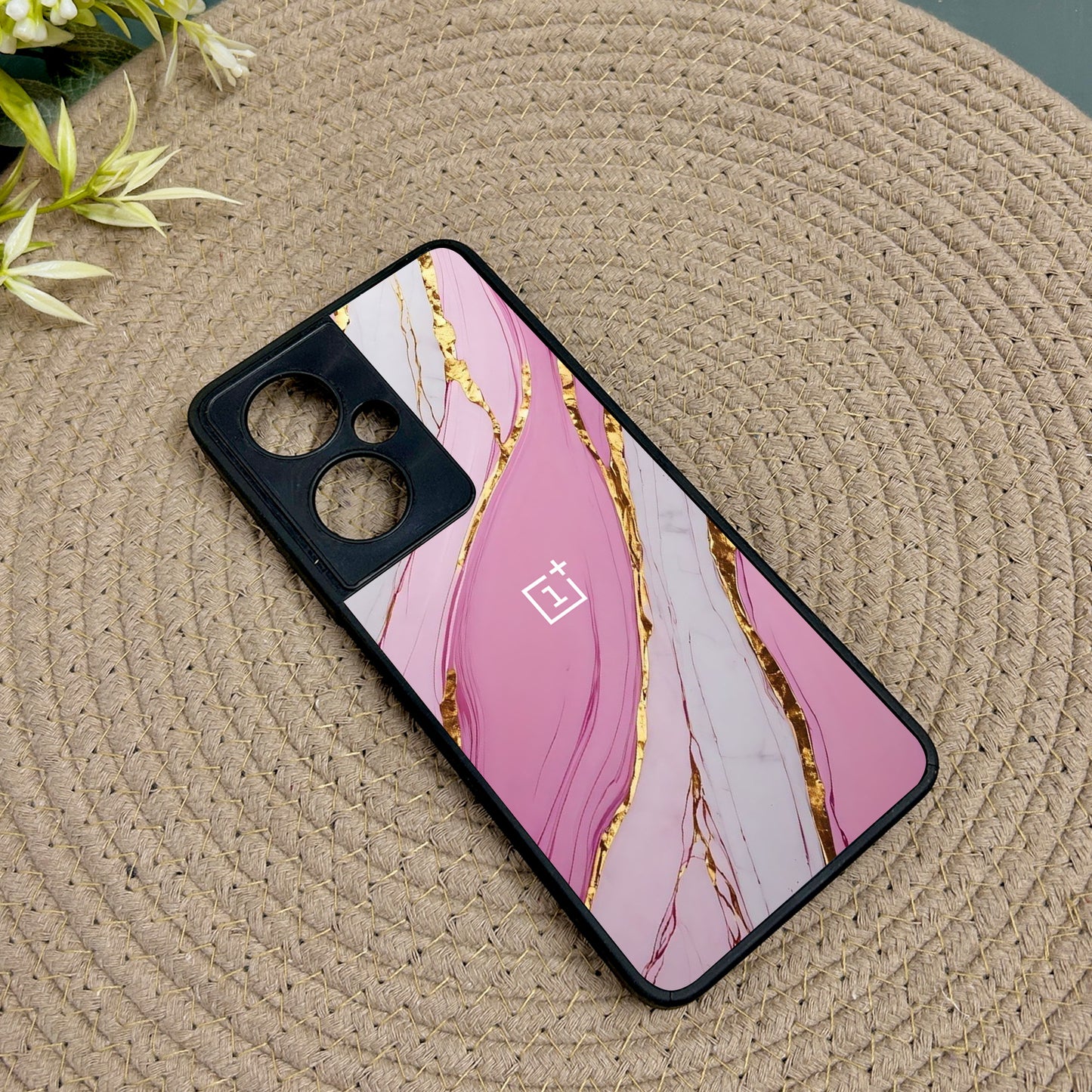 Soft Blush Metal Back Case for Oneplus Nord CE 3 Lite (5G)