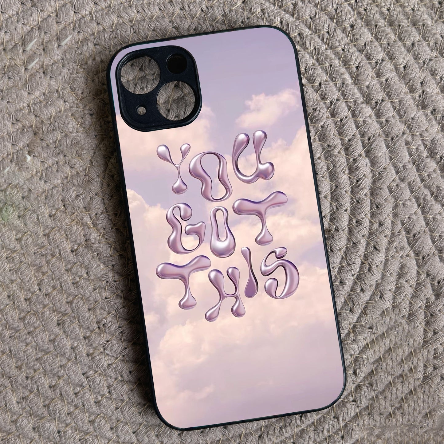 You Got This' Metal Back Case for Apple Iphone 13