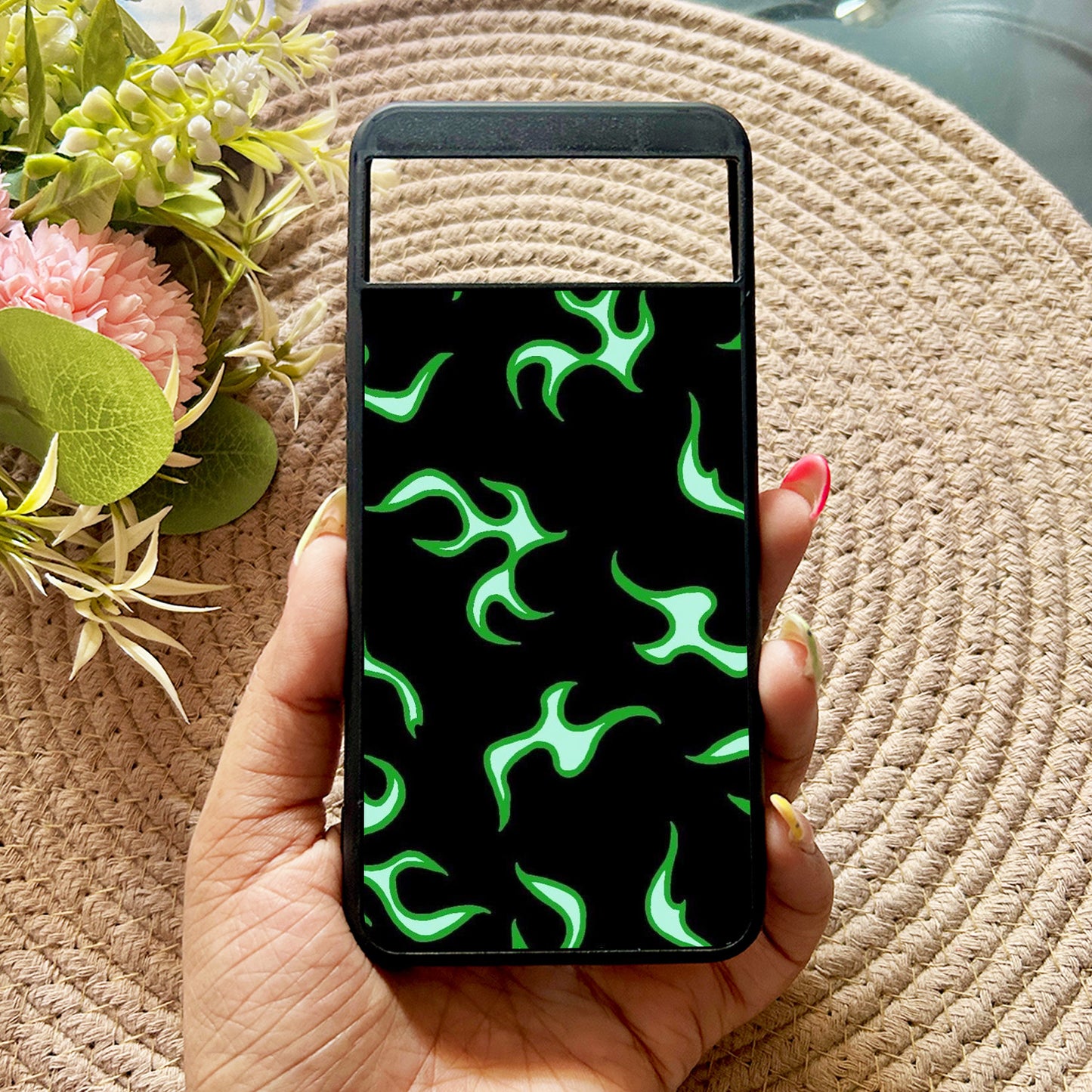 Neon Fire Case for Google Pixel 8