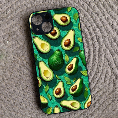 Avocado Metal Back Case for Apple Iphone 14