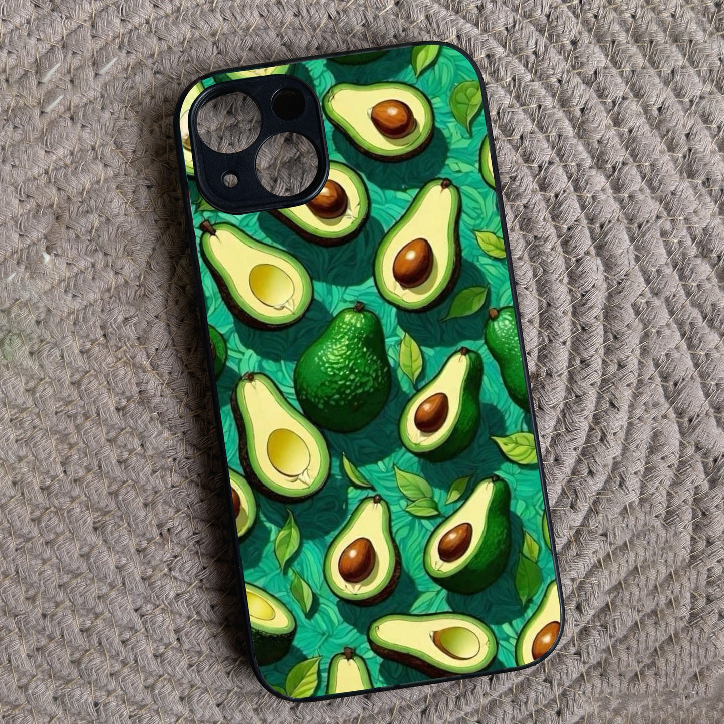 Avocado Metal Back Case for Apple Iphone 13