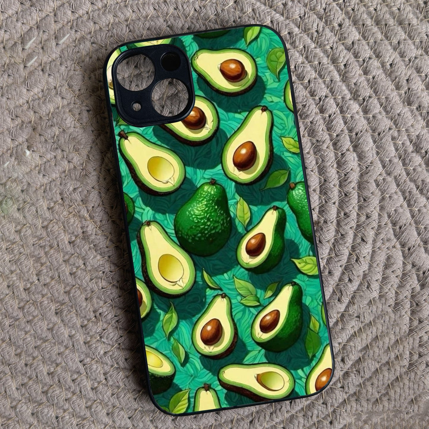 Avocado Metal Back Case for Apple Iphone 14 Plus