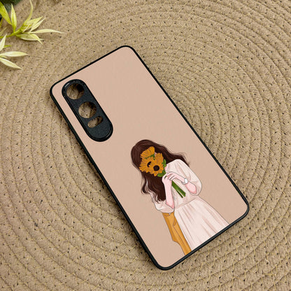 Sunflower Serenity Metal Back Case for Oneplus Nord CE 4 Lite (5G)