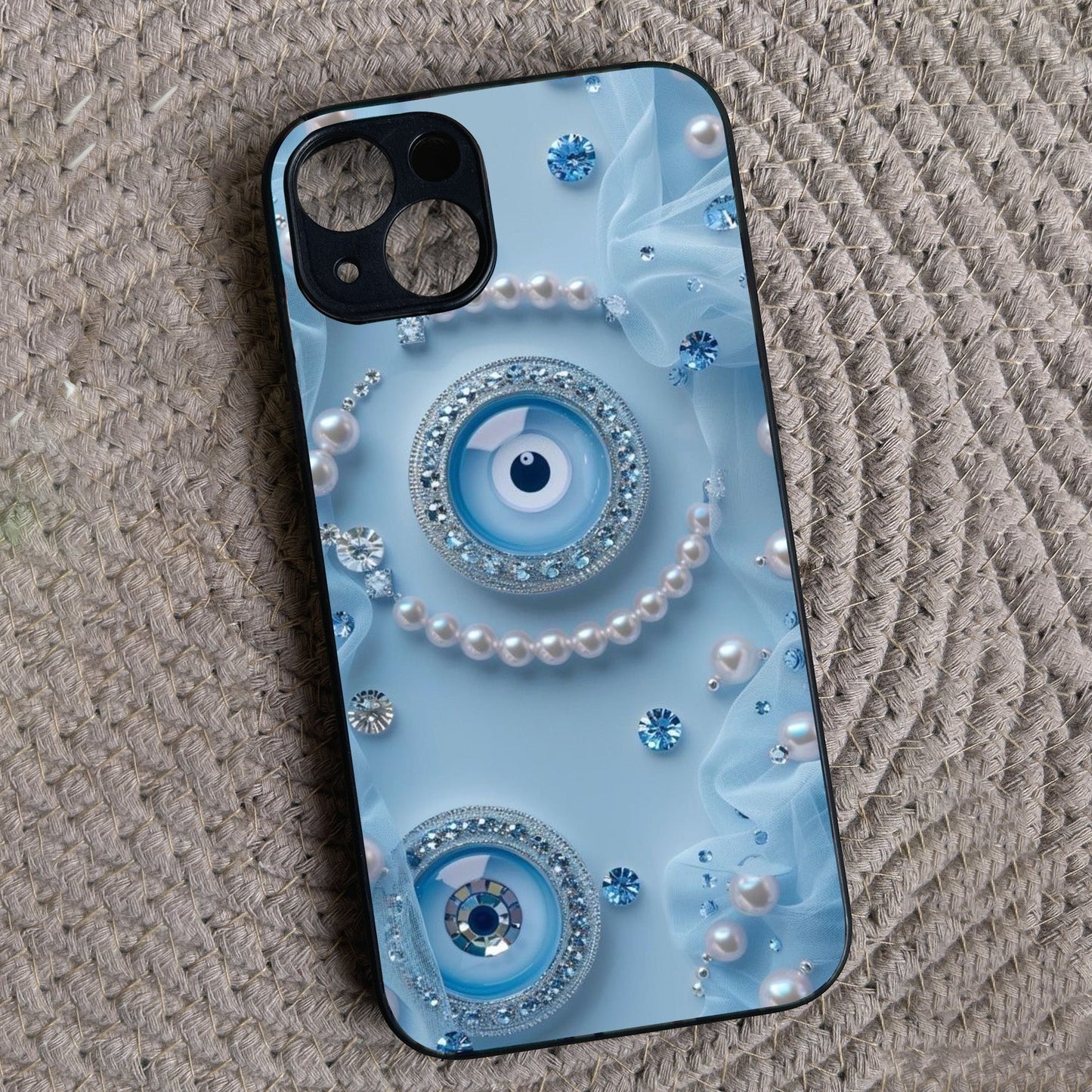 Pearl Amulet Metal Back Case for Apple Iphone 14