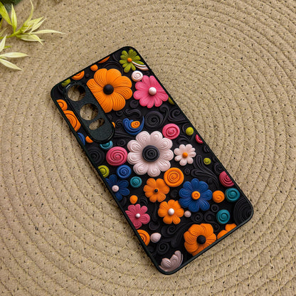 Floral Bliss Metal Back Case for Oneplus Nord CE 4 Lite (5G)
