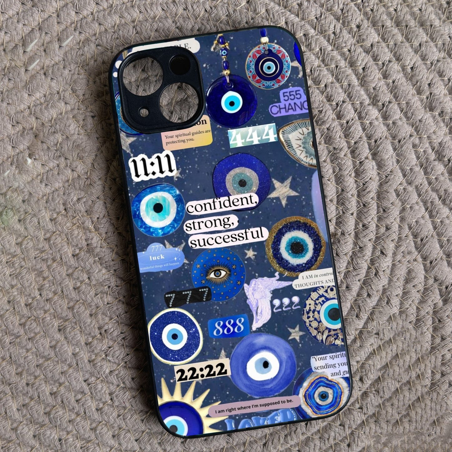 Affirmation Amulet Metal Back Case for Apple Iphone 14