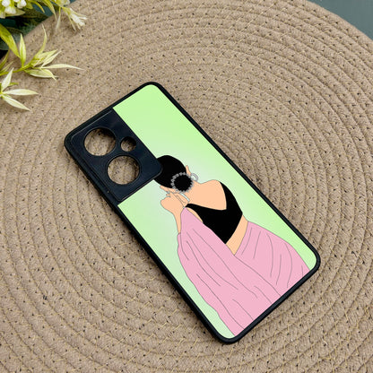 Saree Chic Metal Back Case for Oneplus Nord CE 3 Lite (5G)