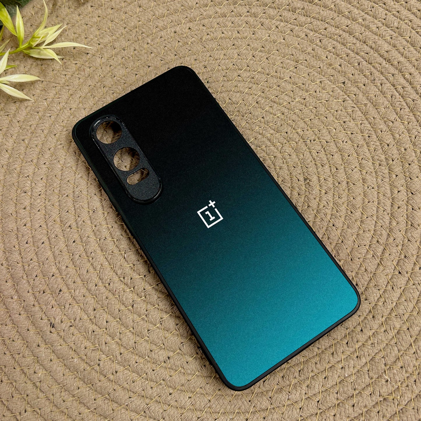 Midnight Teal Glossy Metal Back Case for Oneplus Nord CE 4 Lite (5G)