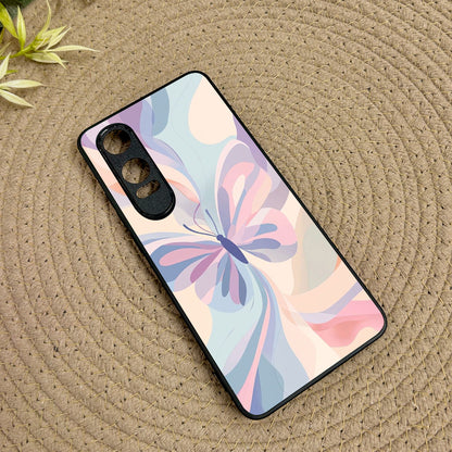 Artistic Butterfly Metal Back Case for Oneplus Nord CE 4 Lite (5G)