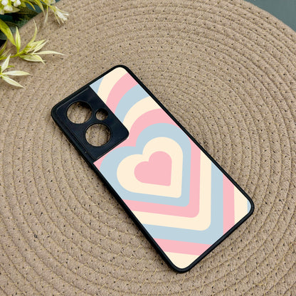 Candy Hearts Metal Back Case for Oneplus Nord CE 3 Lite (5G)