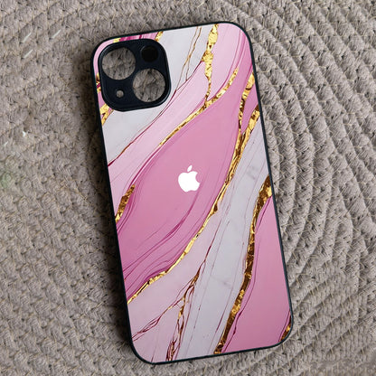 Soft Blush Metal Back Case for Apple Iphone 14 Plus