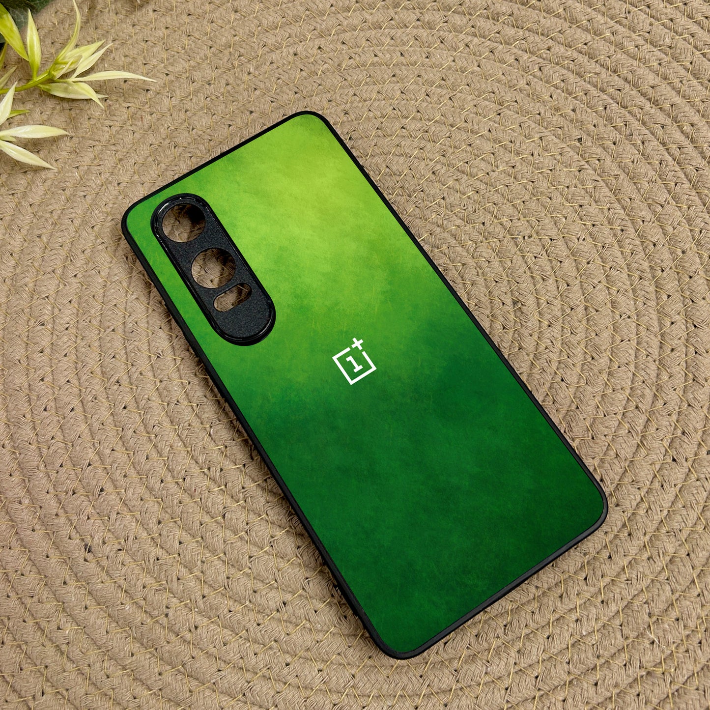 GreenAura Glossy Metal Back case for Oneplus Nord CE 4 Lite (5G)