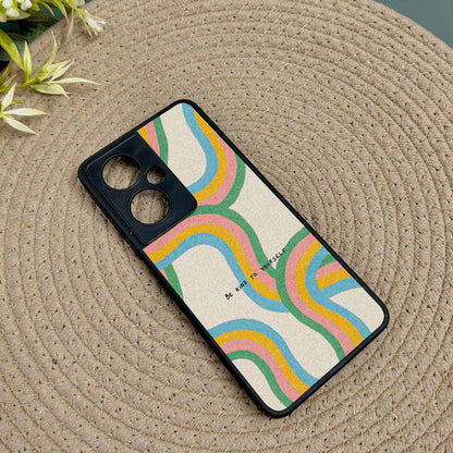 Kind Waves Metal Back Case for Oneplus Nord CE 3 Lite (5G)
