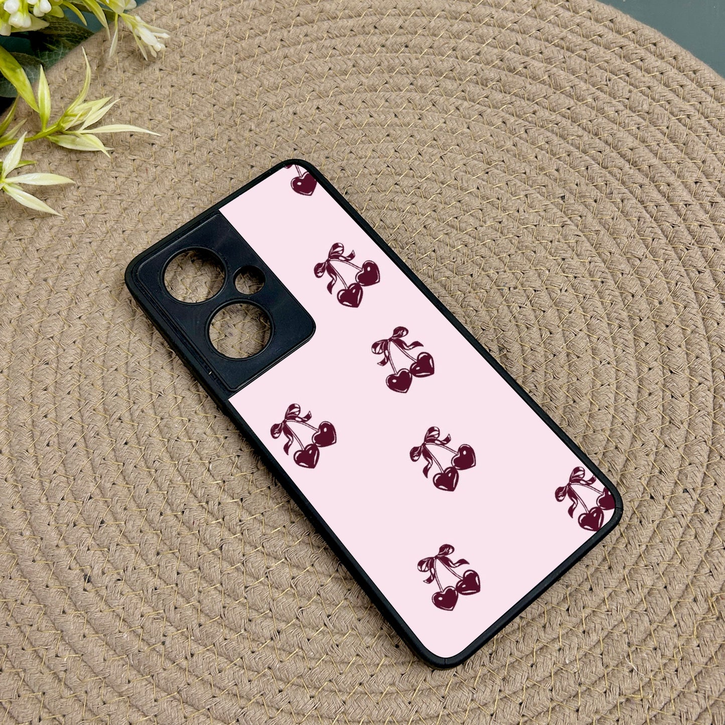 Blush Berry Metal Back Case for Oneplus Nord CE 3 Lite (5G)