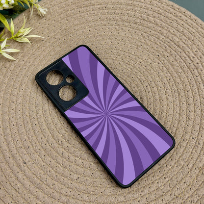 Purple Twist Metal Back Case for Oneplus Nord CE 3 Lite (5G)