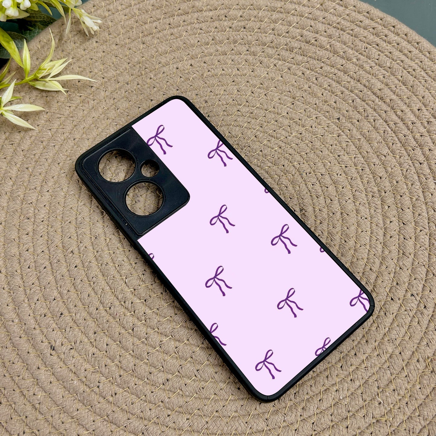 Tiny Bow Metal Back Case for Oneplus Nord CE 3 Lite (5G)