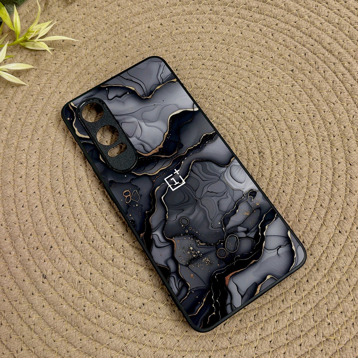 Dark Luxe Metal Back Case for Oneplus Nord CE 4 Lite (5G)