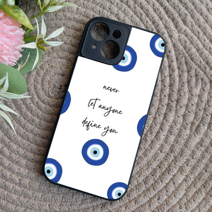 Eye Guard Metal Back Case for Apple Iphone 15