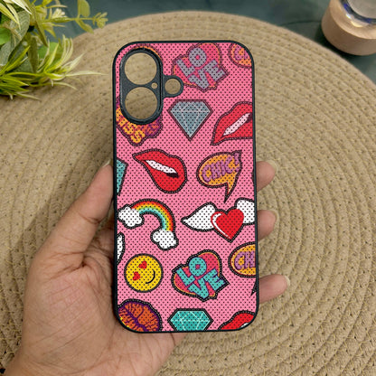 Pop Crush Metal Back Case for Apple Iphone 16