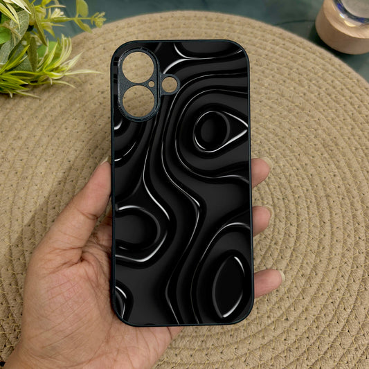 Dark Drip Metal Back Case for Apple Iphone 16