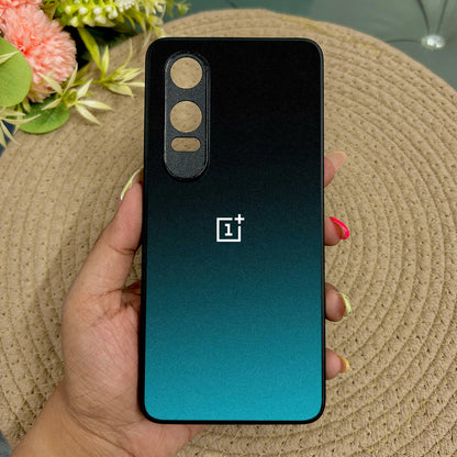 Midnight Teal Glossy Metal Back Case for Oneplus Nord CE 4 Lite (5G)
