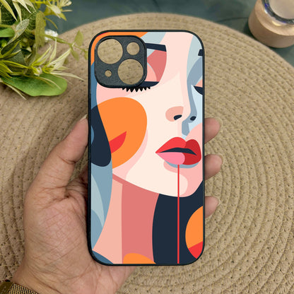 Ethereal Beauty Metal Back Case for Apple Iphone 14 Plus