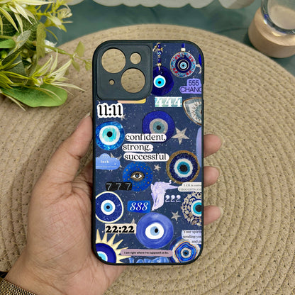 Affirmation Amulet Metal Back Case for Apple Iphone 15