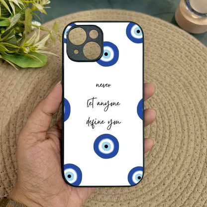 Eye Guard Metal Back Case for Apple Iphone 14