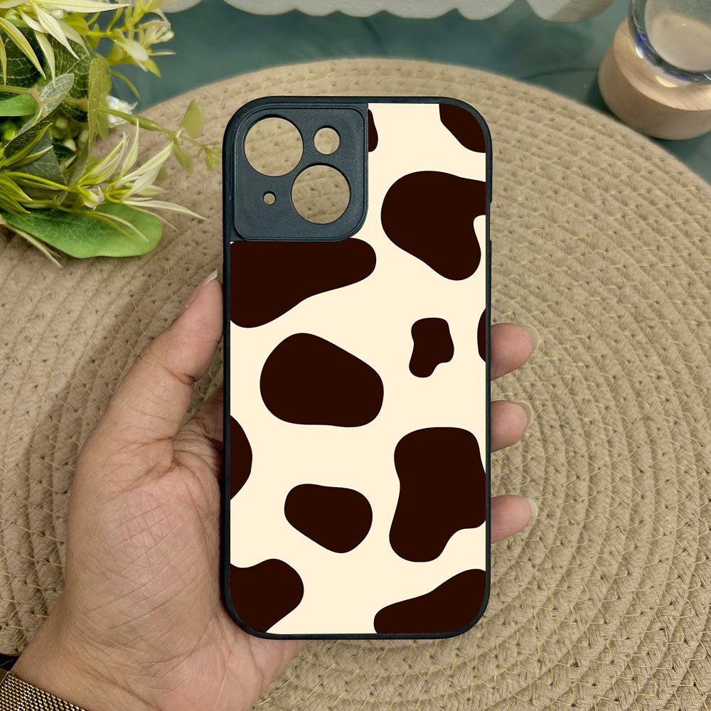 Cowtastic Metal Back Case for Apple Iphone 15