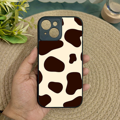 Cowtastic Metal Back Case for Apple Iphone 15