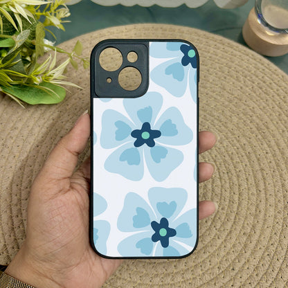 Cool Petals Metal Back Case for Apple Iphone 15
