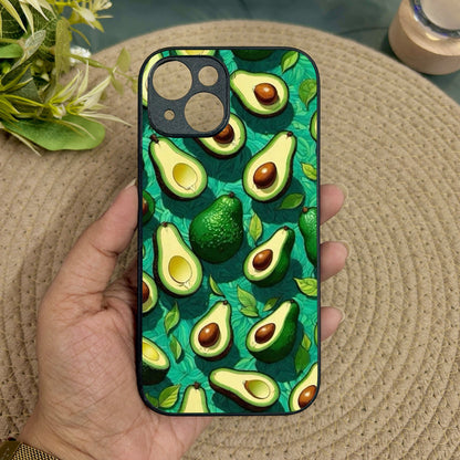 Avocado Metal Back Case for Apple Iphone 14