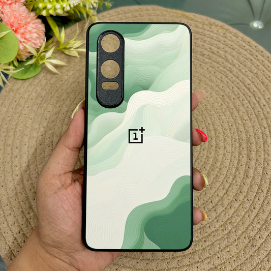Mint Mist Glossy Metal Back Case for Oneplus Nord CE 4 Lite (5G)