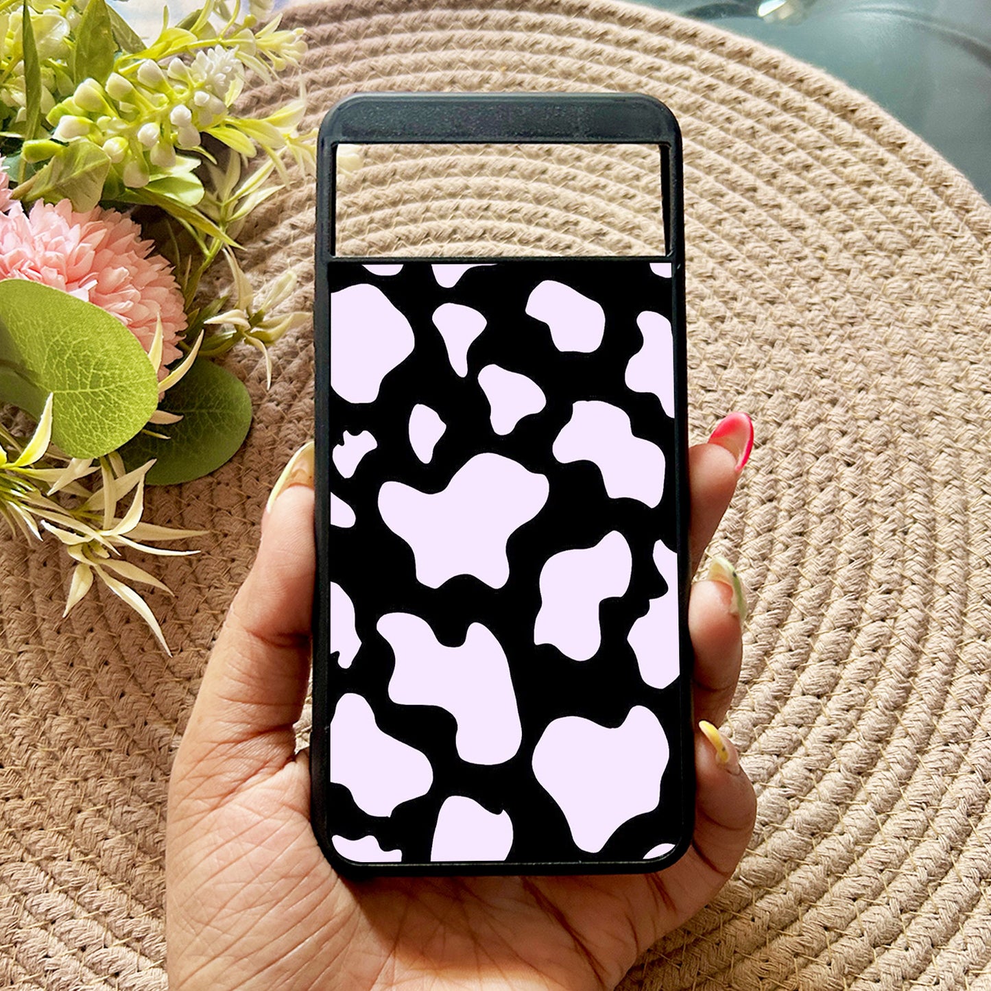 Lavender Cow Glossy Case for Google Pixel 8