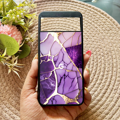 Violet Shatter Case for Google Pixel 8