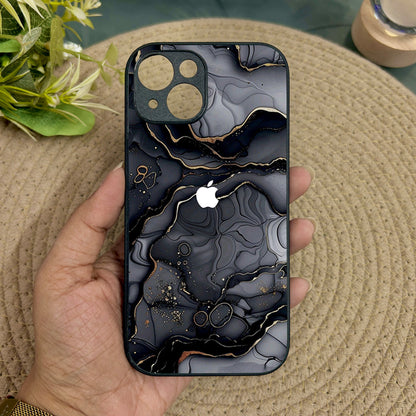 Dark Luxe Metal Back Case for Apple Iphone 13