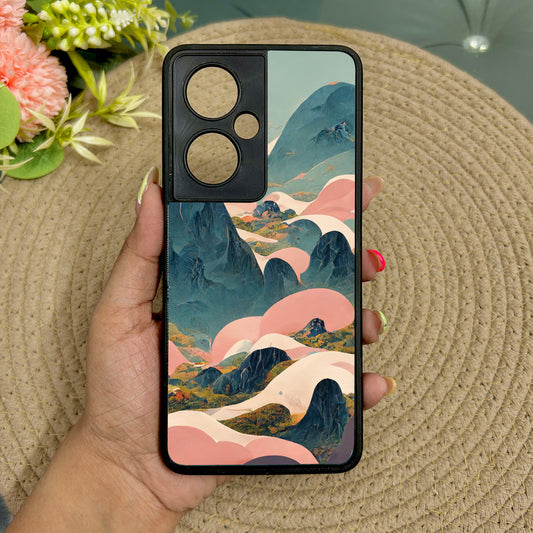 Cloud Peaks Metal Back Case for Oneplus Nord CE 3 Lite (5G)