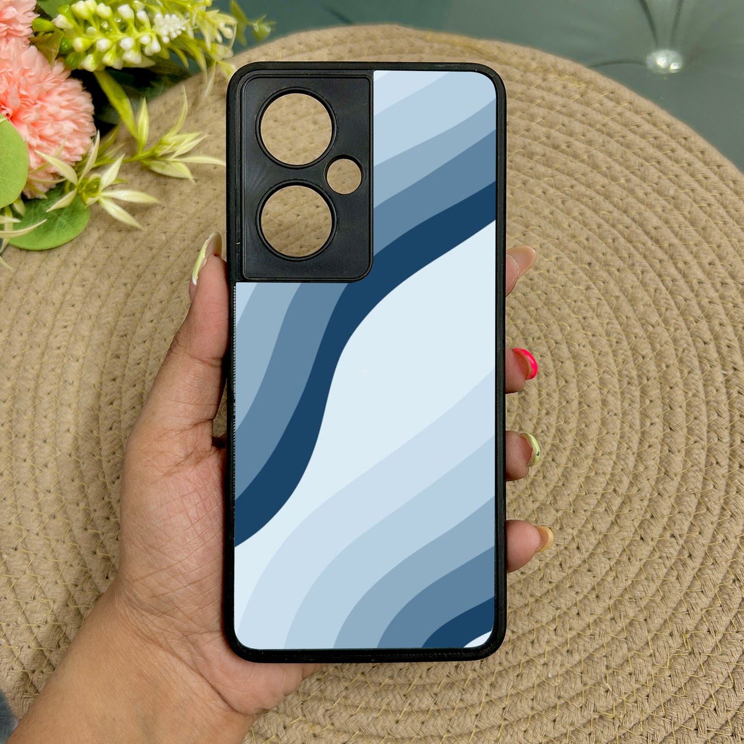 Cool Current Metal Back Case for Oneplus Nord CE 3 Lite (5G)