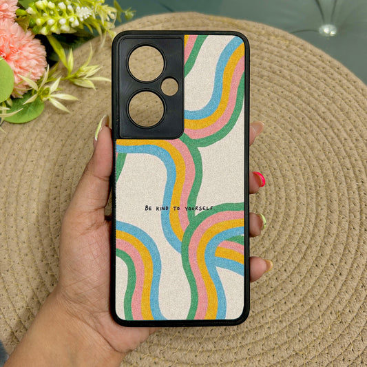 Kind Waves Metal Back Case for Oneplus Nord CE 3 Lite (5G)