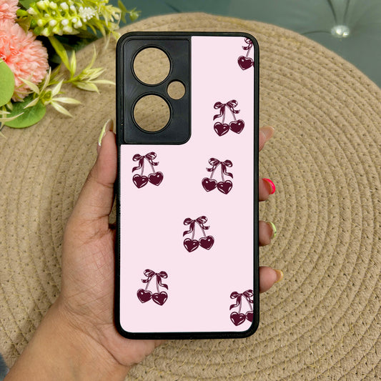 Blush Berry Metal Back Case for Oneplus Nord CE 3 Lite (5G)