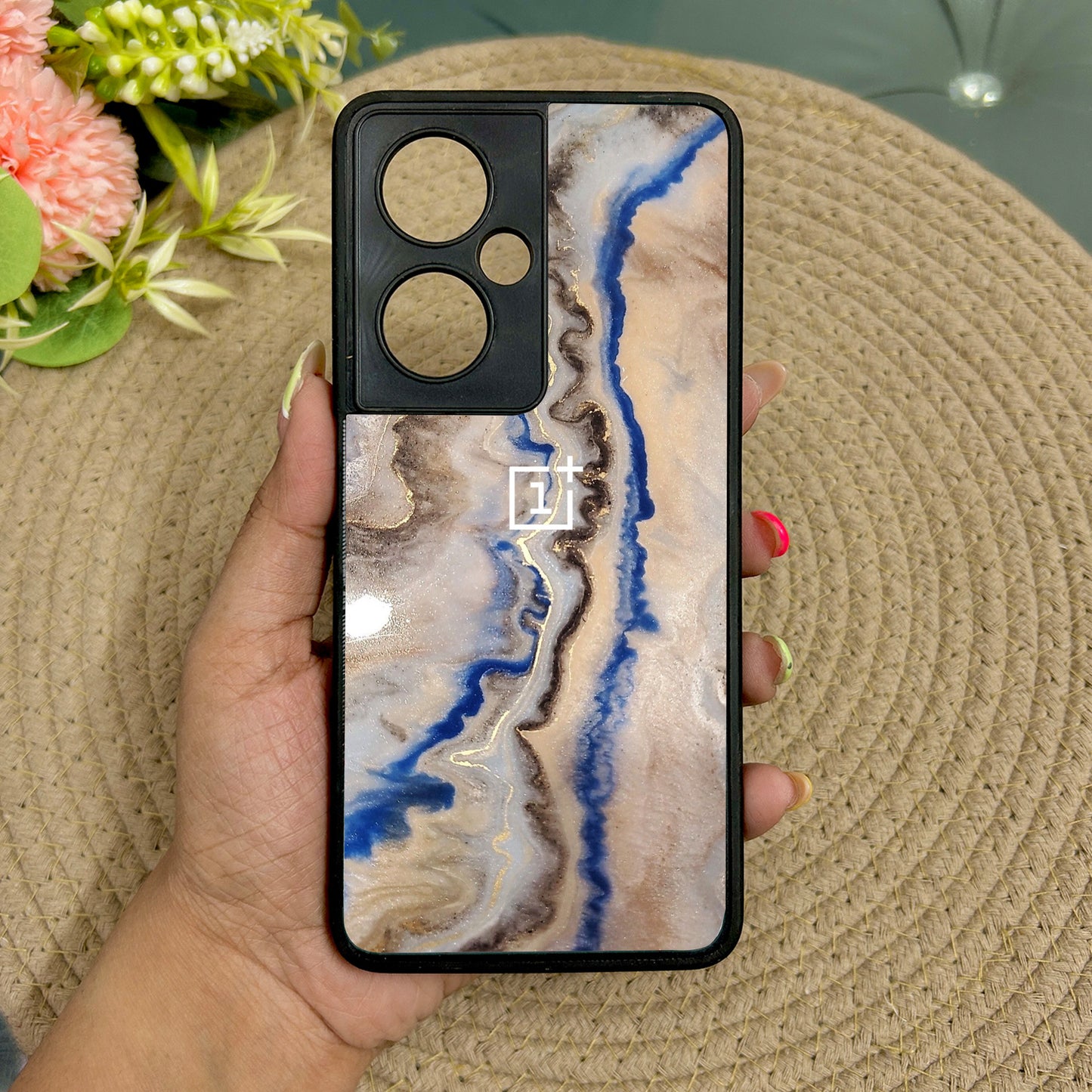 Crystal Drift Metal Back Case for Oneplus Nord CE 3 Lite (5G)