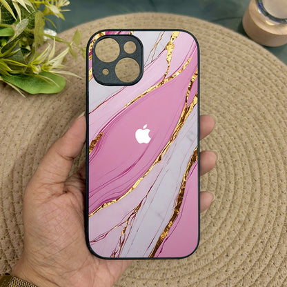 Soft Blush Metal Back Case for Apple Iphone 14